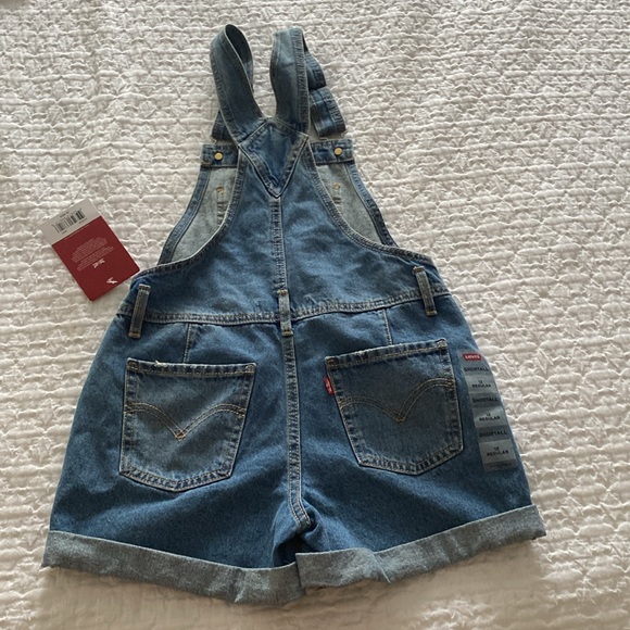 Junior Levi’s Shortalls relaxed fit NWT size 12 - Picture 5 of 8